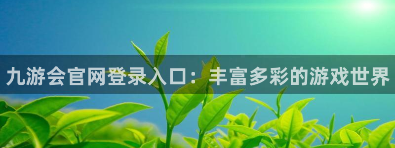 万向娱乐登录界面入口：九游会官网登录入口：丰富多彩的游戏世界