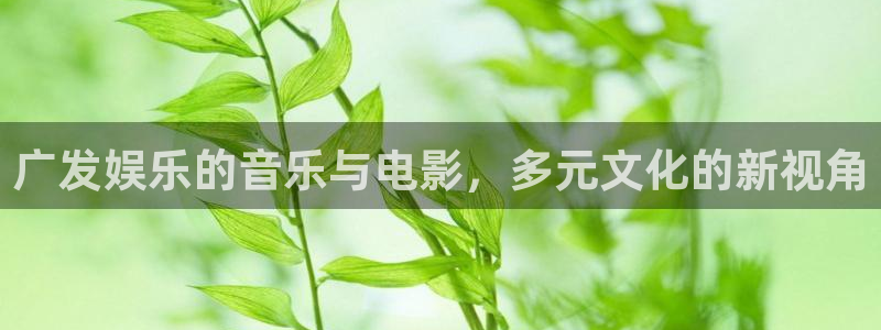 万向娱乐3官网：广发娱乐的音乐与电影，多元文化的新视角