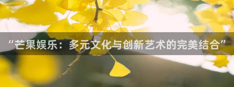 万向娱乐登录：“芒果娱乐：多元文化与创新艺术的完美结合”